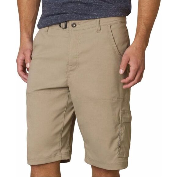 ✨prAna Men's Stretch Zion Tan Sz 36Wx12L Shorts✨ - Picture 1 of 9